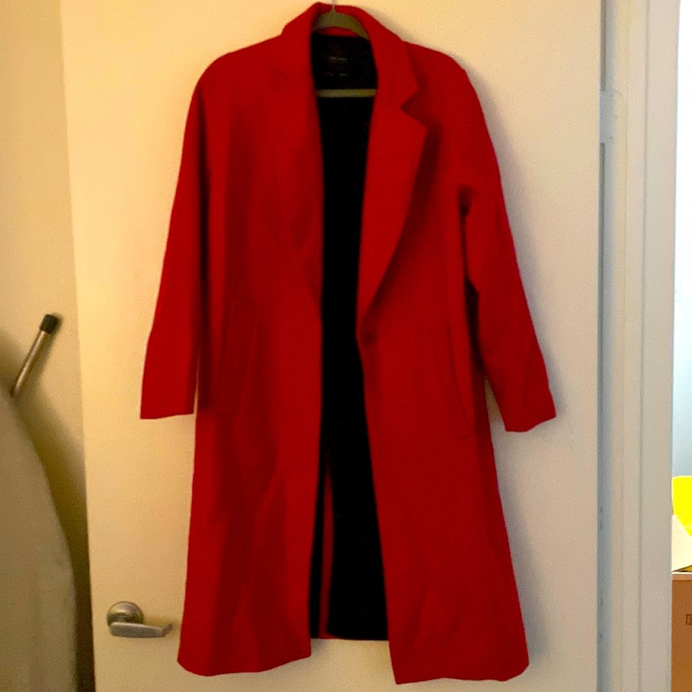 Zara heavy wool coat